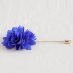 Kayla-blue Men's Flower Boutonniere /..