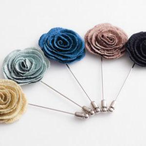 Embroidery Rose Mens Boutonniere/buttonhole For..
