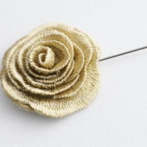 Embroidery Rose Mens Boutonniere/buttonhole For..