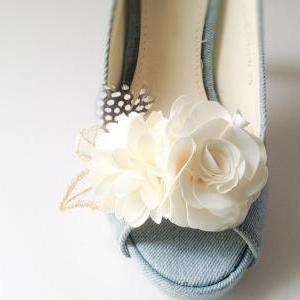 Bouquet Flower Shoe Clips,Set Of 2