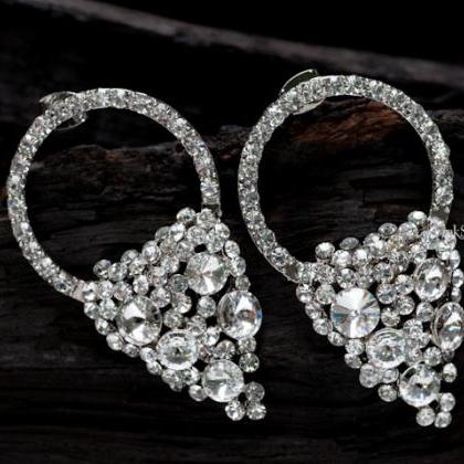 Swarovski crystal drop earrings