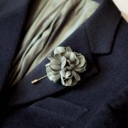 khaki green flower Men's Boutonniere / Buttonhole for wedding,Lapel pin,tie pin