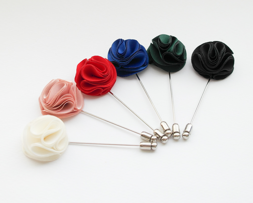 Pom Pom Pink Men's Flower Boutonniere / Buttonhole For Wedding,lapel Pin,tie Pin