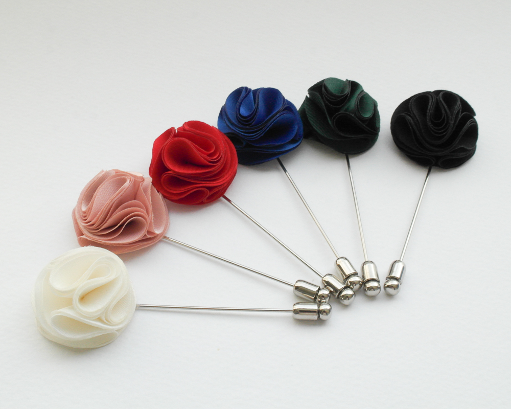 Pom Pom Pink Men's Flower Boutonniere / Buttonhole For Wedding,lapel Pin,tie Pin
