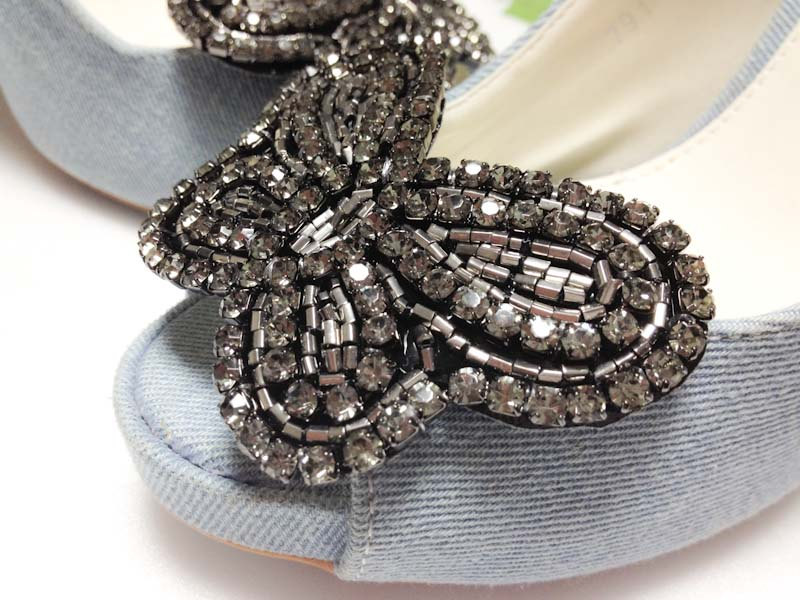 Rhinestone Crystal Butterfly Shoe Clips,set Of 2 For Bridal Wedding on
